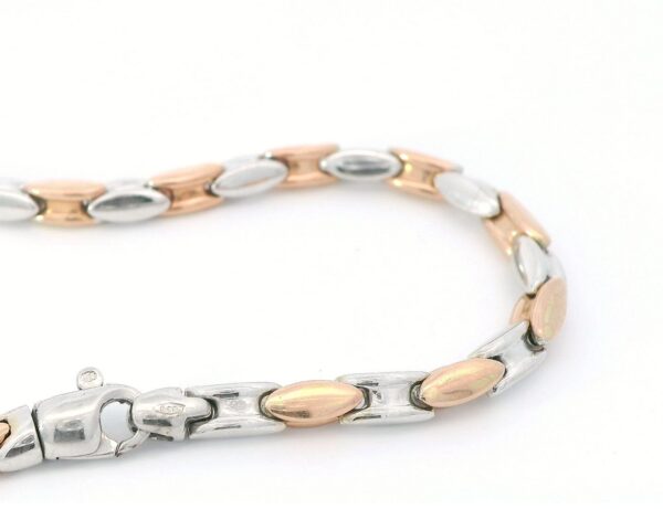 Gouden bicolor armband - Afbeelding 3