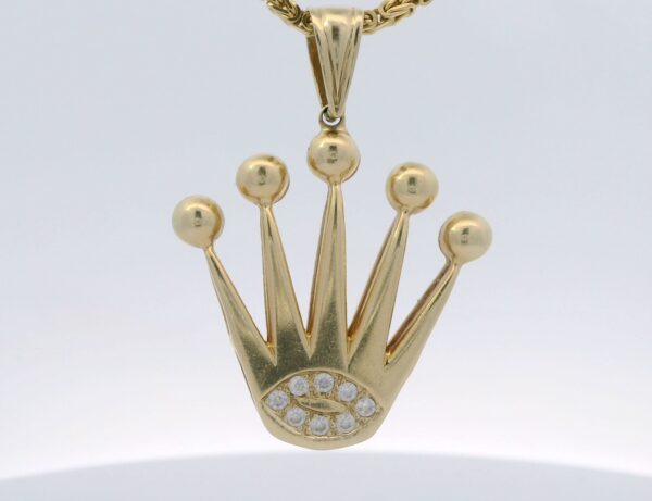 14k geelgouden Rolex Hanger