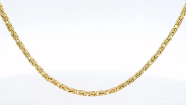 14k geel gouden koningsketting